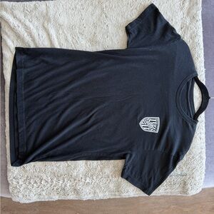 Porsche Design Black Short-Sleeve Tee with Chest Emblem